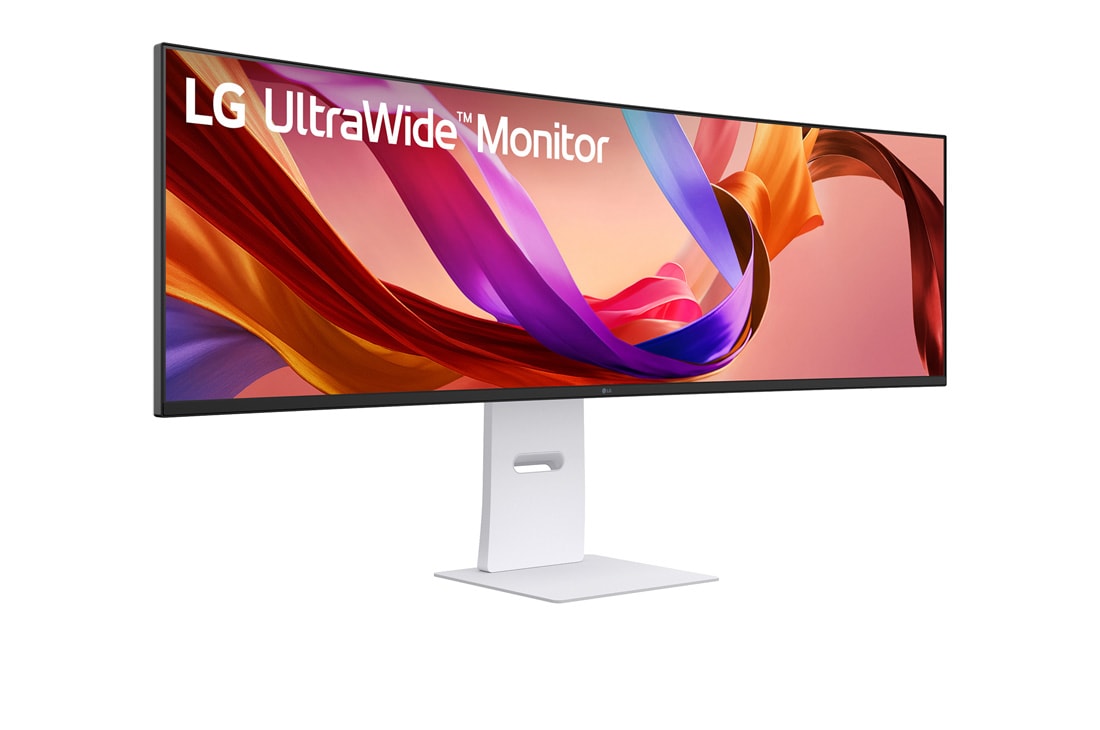 LG 49” UltraWide™ 32:9 Nano IPS zakrivljeni monitor sa brzinom osvežavanja od 144Hz, +15 degree side view, 49U950A-W, thumbnail 3