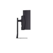 LG 45'' UltraGear™ OLED 21:9 WQHD zakrivljeni gejmerski monitor sa brzinom osvežavanja od 240Hz, изглед отзад с включени светлини, 45GX900A-B, thumbnail 5