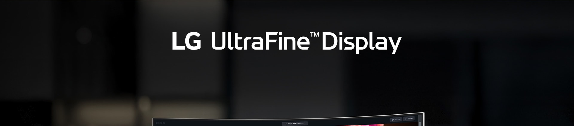 Logotip LG UltraFine monitora.