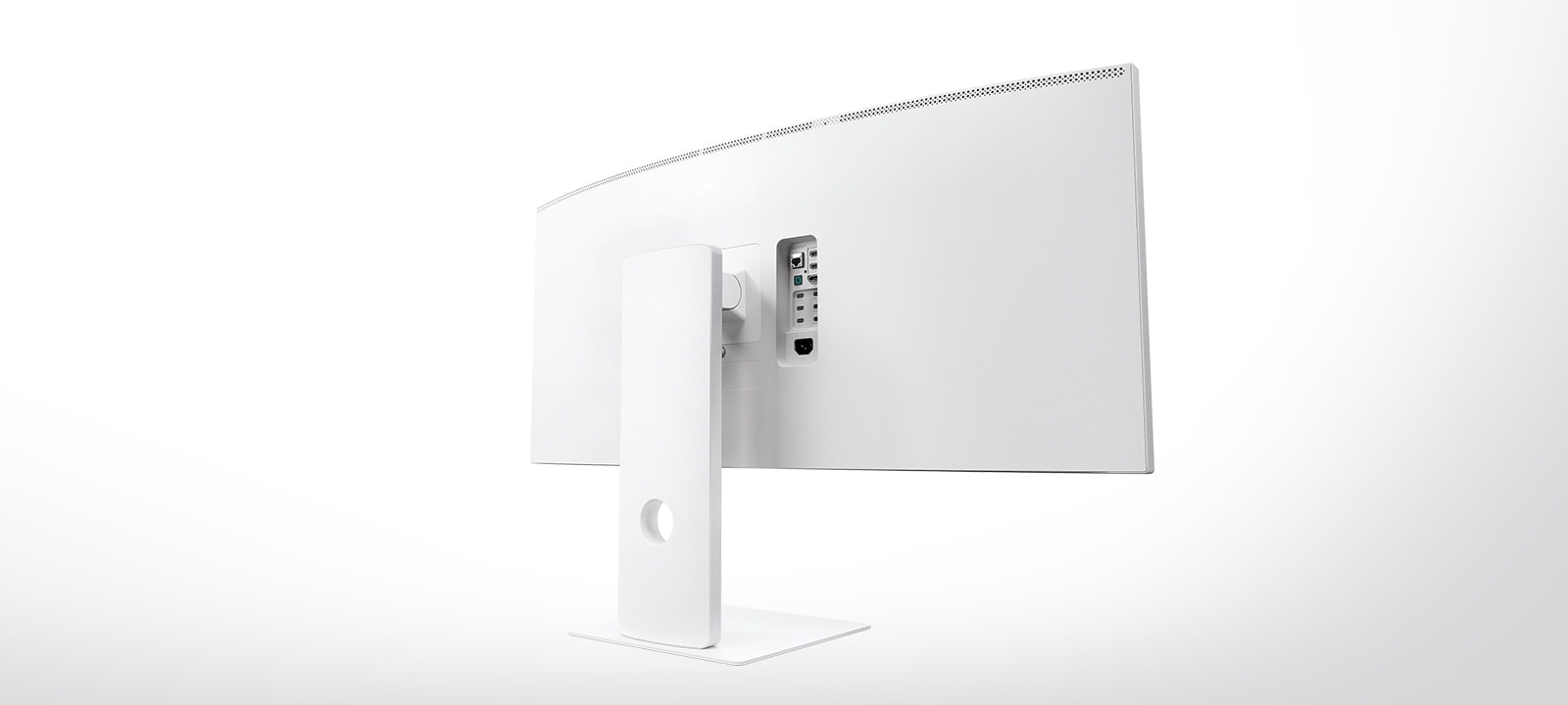 Zadnji prikaz UltraFine monitora s belom pozadinom