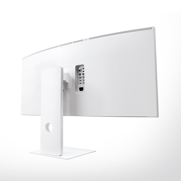 Zadnji prikaz UltraFine monitora s belom pozadinom