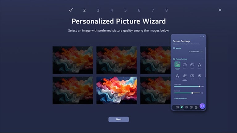 Ova animacija prikazuje korišćenje aplikacije LG Switch.