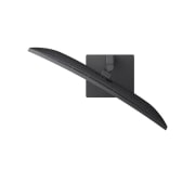 LG 34” UltraWide™ WQHD IPS zakrivljeni monitor sa brzinom osvežavanja od 100Hz, Side view of monitor stand with screen tilted backward, 34U650A-B, thumbnail 9