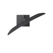 LG 34” UltraWide™ WQHD IPS zakrivljeni monitor sa brzinom osvežavanja od 100Hz, Side view of monitor stand with screen tilted forward, 34U650A-B, thumbnail 10