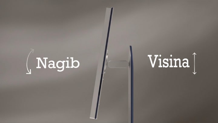 Video koji prikazuje dizajn i prilagodljivost UltraFine monitora.