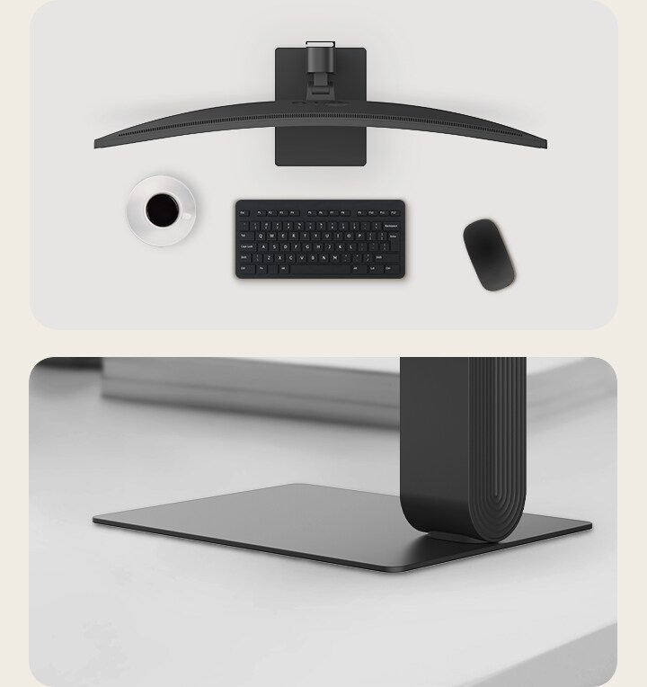 Monitor sa univerzalnim USB-C povezivanjem, koje pruža video, prenos podataka i dotok napajanja do 65 W preko jednog kabla.