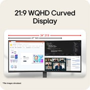 LG 34” UltraWide™ WQHD zakrivljeni monitor sa brzinom osvežavanja od 144Hz, 34U620B-B, thumbnail 5