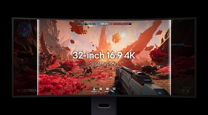 Ekran se širi sa 32&nbsp;inča 16:9 4K ekrana na 39&nbsp;inča 21:9 5K2K monitora za igranje igara za impresivnije vizuelne efekte u igri