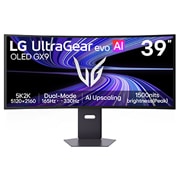LG 39'' UltraGear™ evo AI OLED 5K2K zakrivljeni dual-mode monitor za igre, 39GX950B-B, thumbnail 1