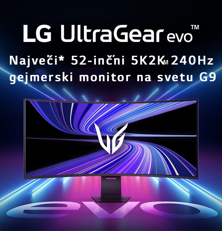 LG UltraGear evo G9 52-inch 5K2K WUHD gaming monitor with 240Hz refresh rate (52G930B) 