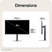 LG UltraGear™ G6 od 32 inča, QHD 200Hz monitor za igranje igara, Slika pregleda funkcija prikazuje interfejs gejming monitora sa prilagođavanjem ekrana Dual Mode, funkcijom Smart Screen Split za više zadataka, pokretanjem video-poziva jednim klikom i funkcijom Pers, 32G620B-B, thumbnail 10