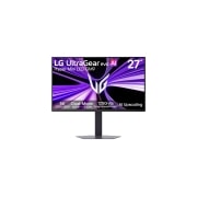 LG 27'' UltraGear™ IPS 5k Dual-Mode monitor za igre, Pogled spreda na UltraGear evo GM9 od 27 inča, Hyper Mini LED gejming monitor sa dva režima rada (5K 165Hz ili QHD 330Hz) (27GM950B), 27GM950B-B, thumbnail 1