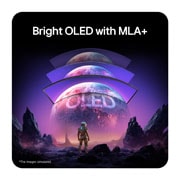 LG UltraGear™ GX9s od 34 inča, OLED gejming monitor koji pokreće webOS, Slike planeta su svetlije i jasnije na LG OLED monitorima.	, 34GX90SB-W, thumbnail 9