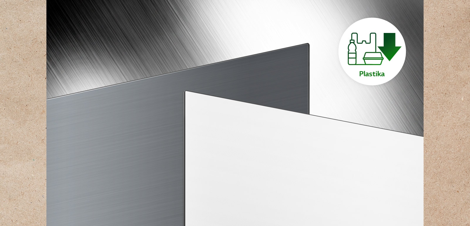 Prikaz zadnje strane izbliza – OLED C1, B1 i A1 sa metalnim materijalom na unutrašnjoj površini.