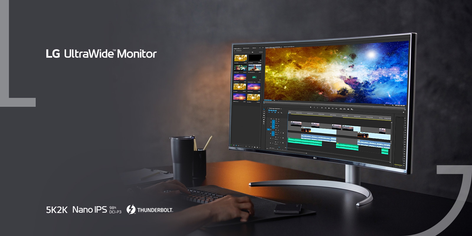 Pospešite produktivnost i unapredite radni tok pomoću monitora LG UltraWide™.