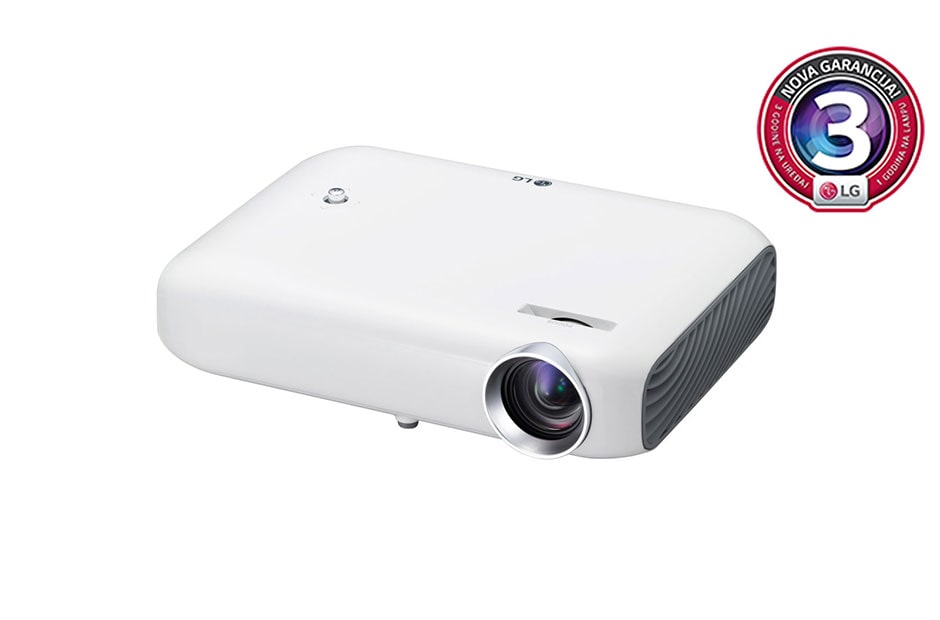 LG 1000 ANSI Lumen Minibeam LED Projektor sa Screen Share opcijom , PW1000G