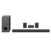 LG Soundbar S80QR, Prikaz prednje strane woofer-a i zadnjih zvučnika, S80QR, thumbnail 1