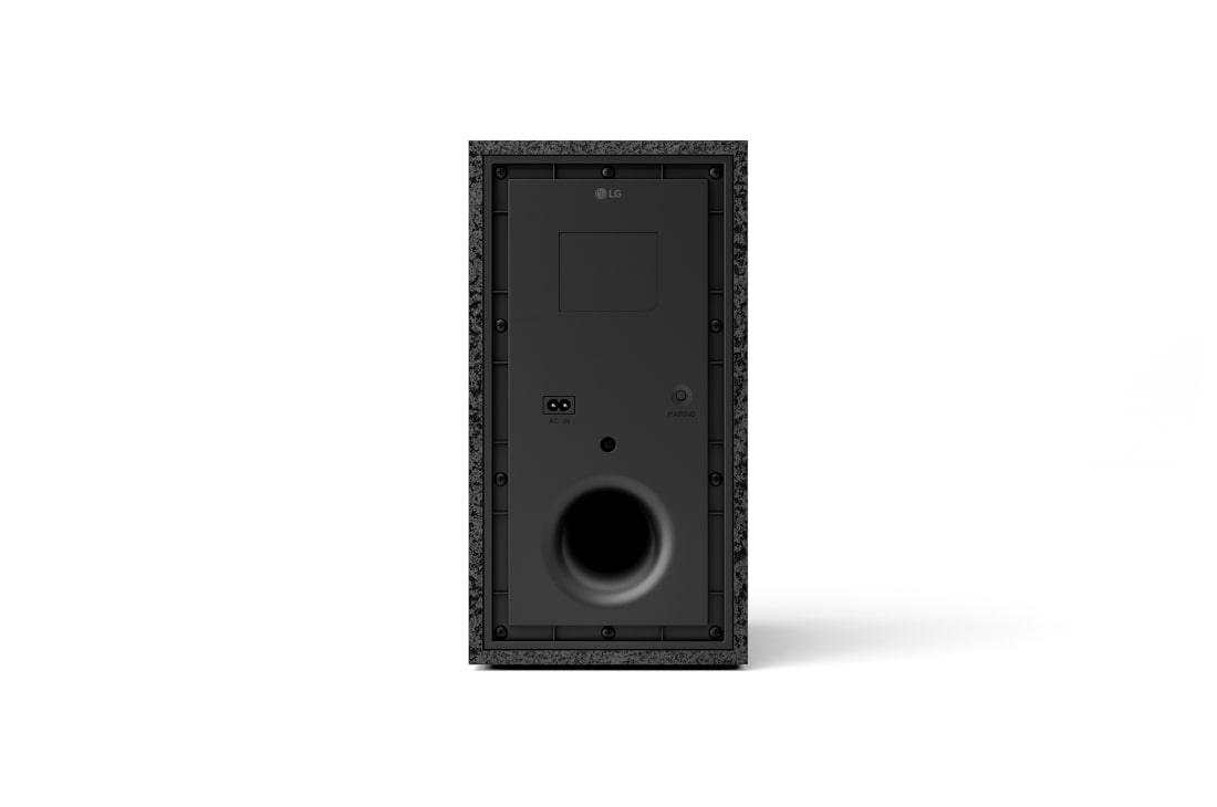 LG S60TR LG Home Theater Soundbar sa surround 5.1-kanalnim zvučnicima, Prikaz niskotonca otpozadi, S60TR, thumbnail 9