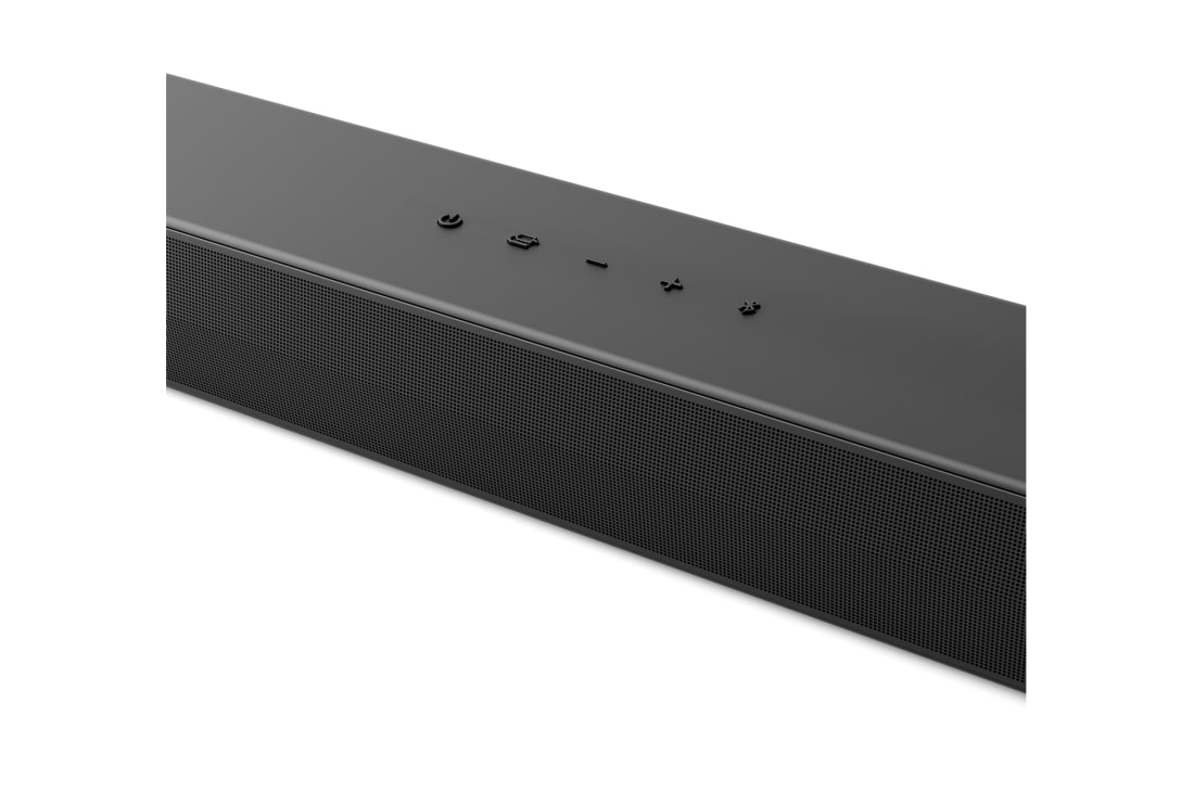 LG S60T LG Soundbar s 3.1-kanalnim zvučnikom za televizor, Prikaz centralnog dela LG Soundbar zvučnika S60T odozgo sa strane, S60T, thumbnail 5