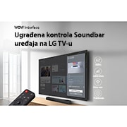 LG S20A LG Soundbar s 2.0-kanalnim zvučnikom za televizor, USP kartica: WOW Interface ugrađena kontrola Soundbar uređaja na LG TV-u			, S20A, thumbnail 12