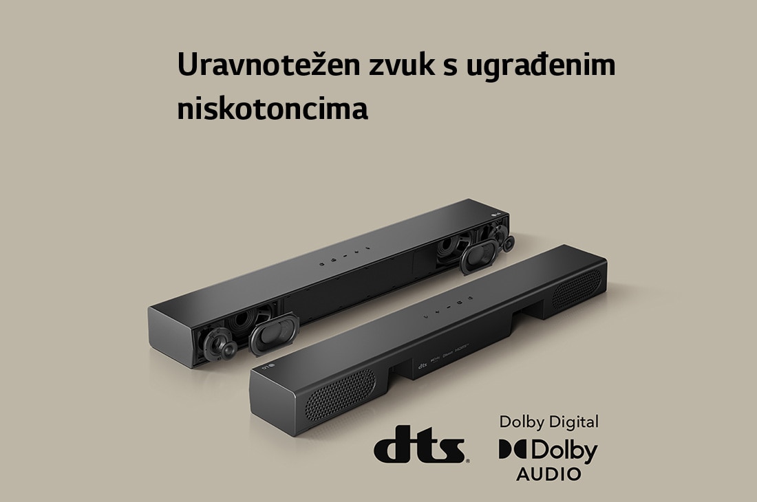 LG S20A LG Soundbar s 2.0-kanalnim zvučnikom za televizor, krupni plan kablova			, S20A, thumbnail 10