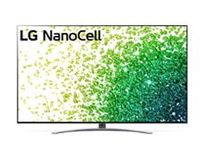 Nano92 sa malim kuglicama boje koje iskaču iz dna ekrana i 8K logo u donjem desnom uglu.