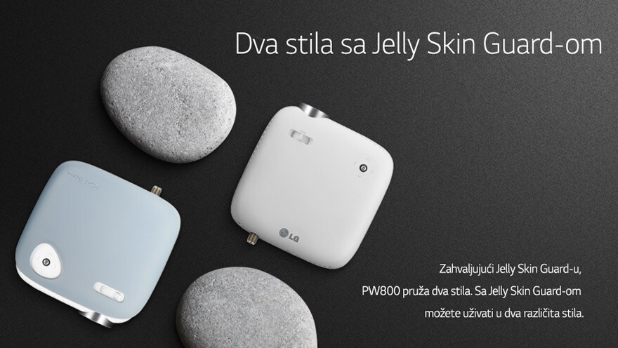 Atraktivan zaobljeni dizajn sa Jelly Skin Guard PW800