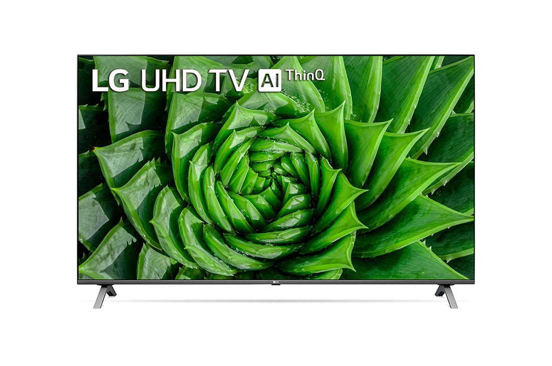 LG 55'' (139cm) 4K HDR Smart UHD TV, prikaz spreda sa slikom, 55UN80003LA