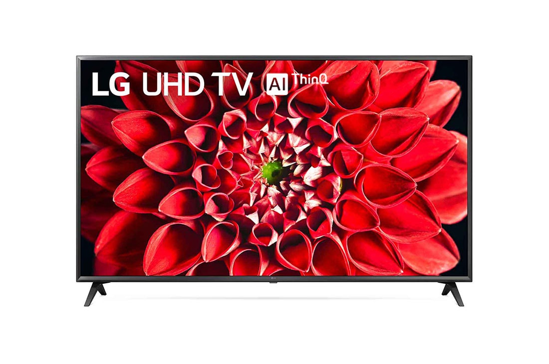 LG 65'' (165 cm) 4K HDR Smart UHD TV, prikaz spreda sa slikom, 65UN71003LB