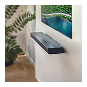 LG 65'' (165 cm) 4K HDR Smart OLED TV, A close-up side view of a wall-mounted TV showing an aerial view of nature, OLED65WX9LA, thumbnail 11