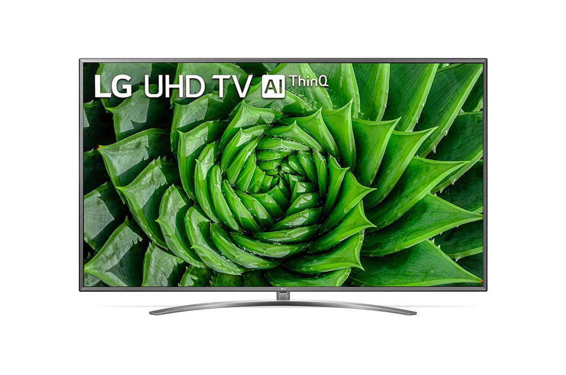 LG 75'' (191 cm) 4K HDR Smart UHD TV, prikaz spreda sa slikom, 75UN81003LB