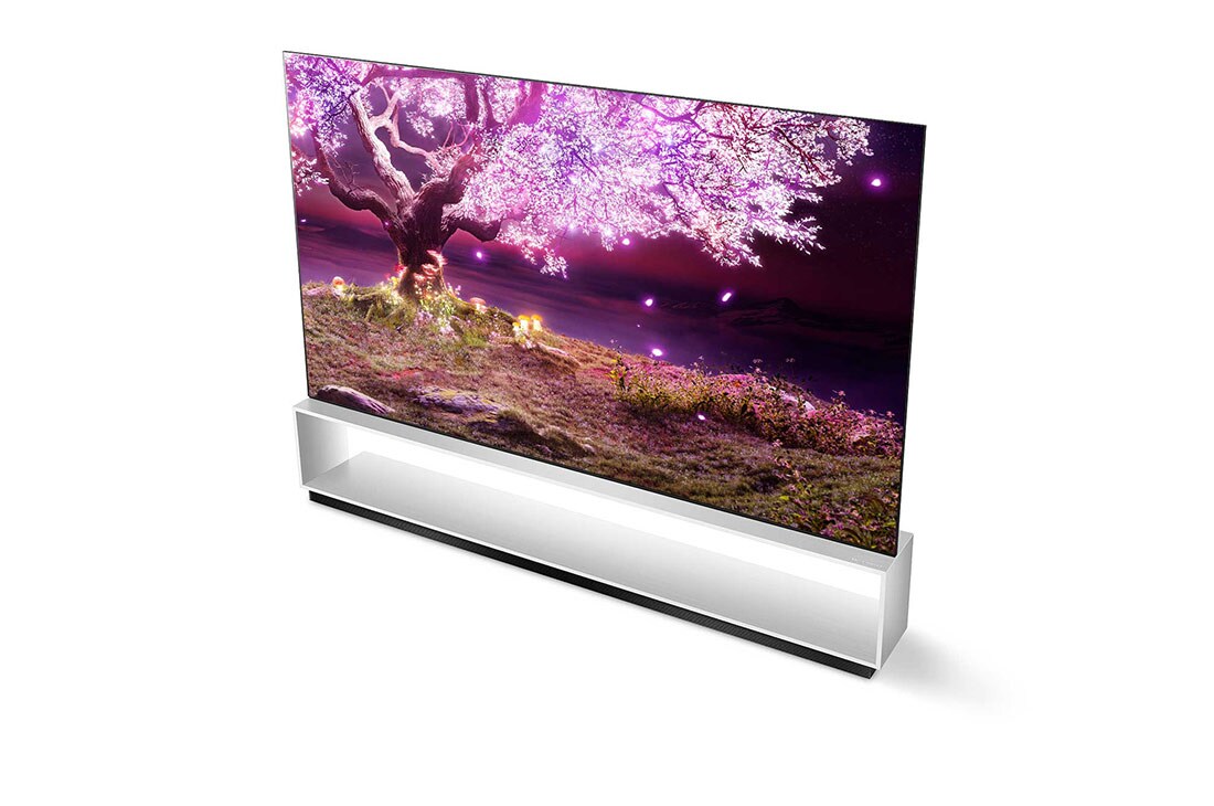 LG 88'' (224 cm) 8K HDR Smart SIGNATURE OLED TV, Prikaz sa gornje bočne strane, OLED88Z19LA, thumbnail 7