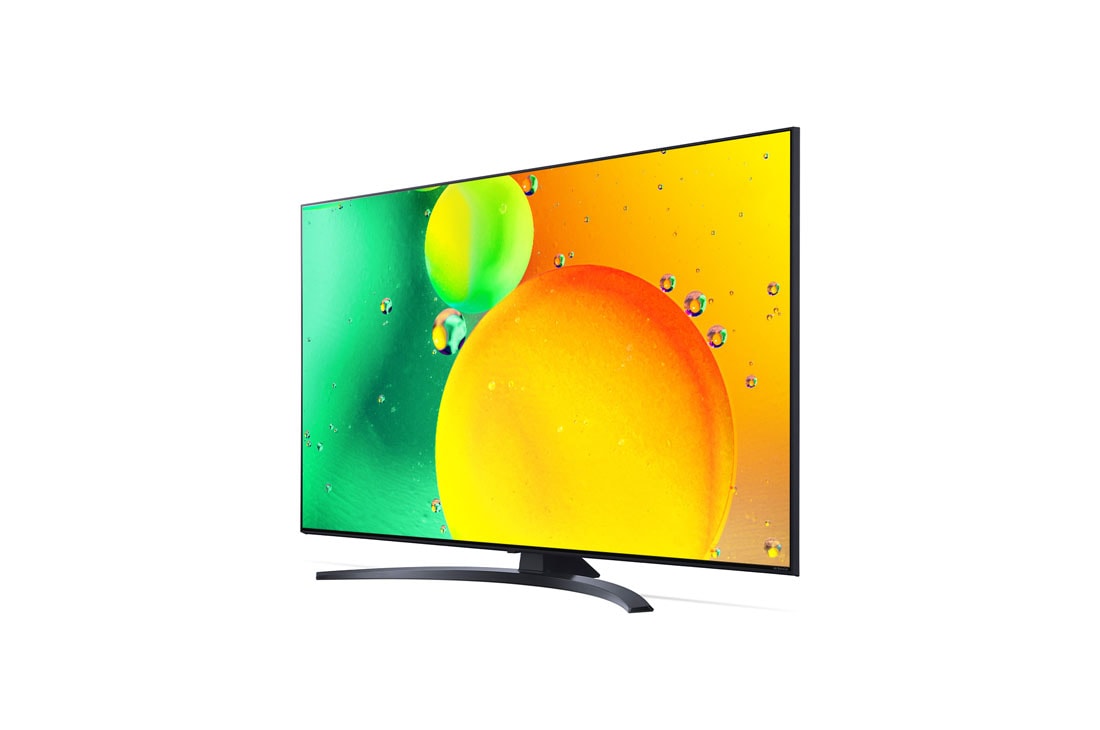 LG 65'' (164 cm) 4K HDR Smart Nano Cell TV, prikaz sa slikom pod uglom od 30 stepeni, 65NANO763QA, thumbnail 3