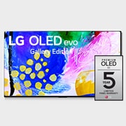 LG 65'' (164 cm) 4K HDR Smart OLED TV, Prikaz spreda uz LG OLED evo Gallery Edition na ekranu, OLED65G23LA, thumbnail 1