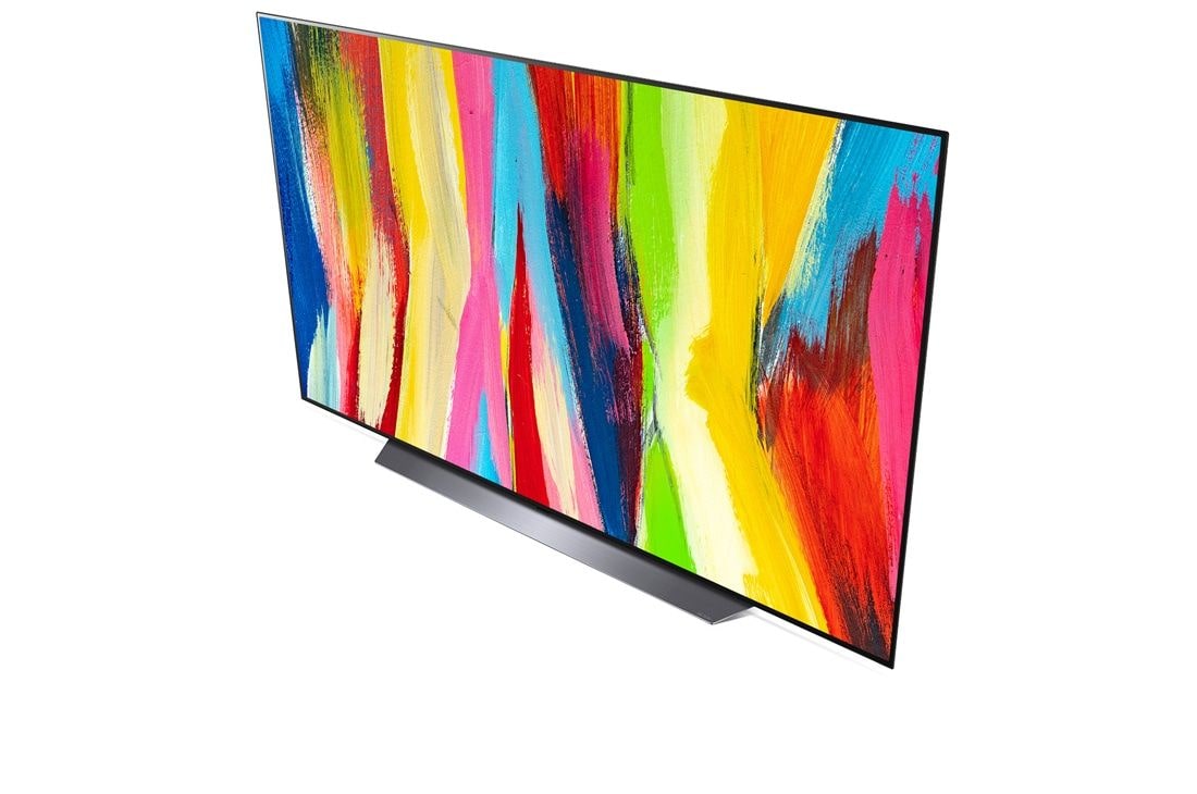 LG 83'' (211 cm) 4K HDR Smart OLED evo TV, Prikaz odozgo pod nagibom, OLED83C21LA, thumbnail 8