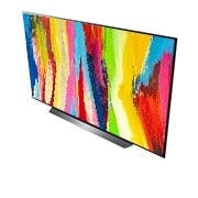 LG 83'' (211 cm) 4K HDR Smart OLED evo TV, Prikaz odozgo pod nagibom, OLED83C21LA, thumbnail 8
