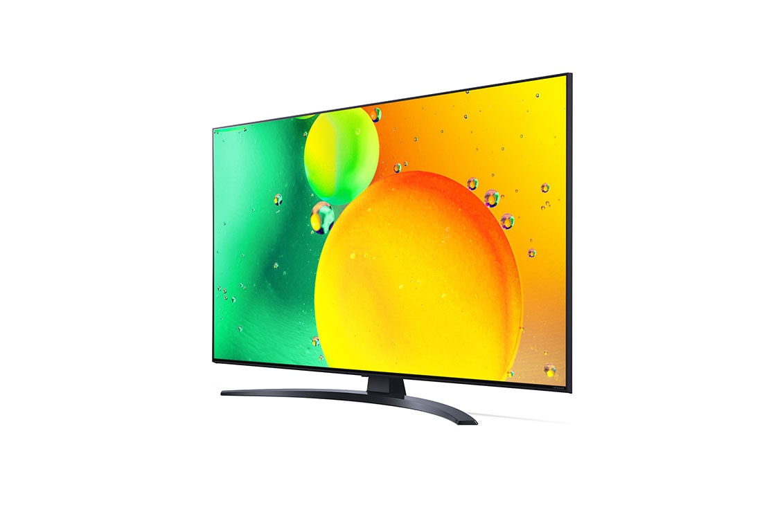 LG 43'' (108 cm) 4K HDR Smart Nano Cell TV, prikaz sa slikom pod uglom od 30 stepeni, 43NANO763QA, thumbnail 3