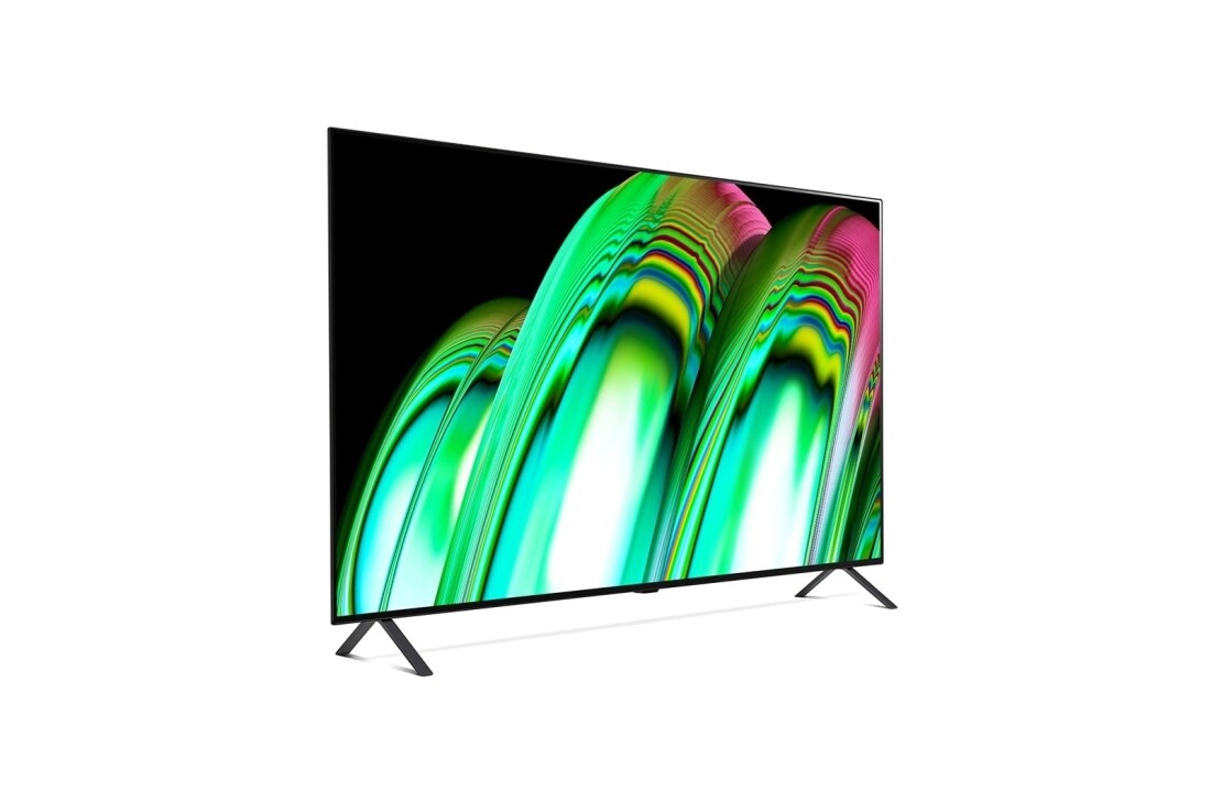 LG 65'' (164 cm) 4K HDR Smart OLED TV, Prikaz bočne strane pod blagim nagibom, OLED65A23LA, thumbnail 5