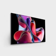 LG OLED evo G3 55 inča 4K Smart TV 2023, Bočni prikaz LG OLED G3 pod blagim uglom i okrenut udesno na zidu, OLED55G33LA, thumbnail 4
