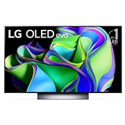 LG OLED evo C3 48 inča 4K Smart TV 2023, Prikaz spreda LG OLED evo i oznaka 11 godina OLED br. 1. na svetu na ekranu., OLED48C31LA, thumbnail 1