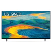 LG QNED 65'' QNED7S 4K TV, Prikaz prednje strane LG QNED TV sa slikom i prikazanim logotipom proizvoda, 65QNED7S3QA, thumbnail 1
