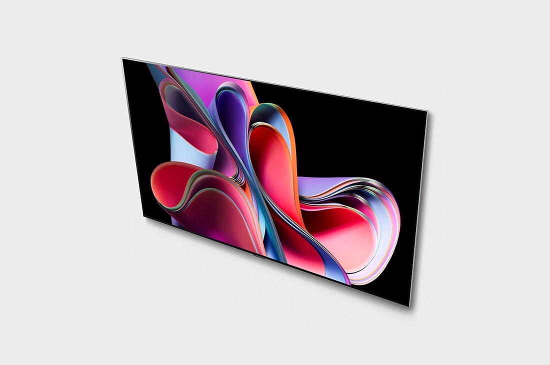 LG OLED evo G3 65 inča 4K Smart TV 2023, Prikaz odozgo pod nagibom, OLED65G33LA, thumbnail 6