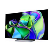 LG OLED evo C3 77 inča 4K Smart TV 2023, Prikaz sa bočne strane pod blagim uglom okrenut ulevo., OLED77C31LA, thumbnail 2