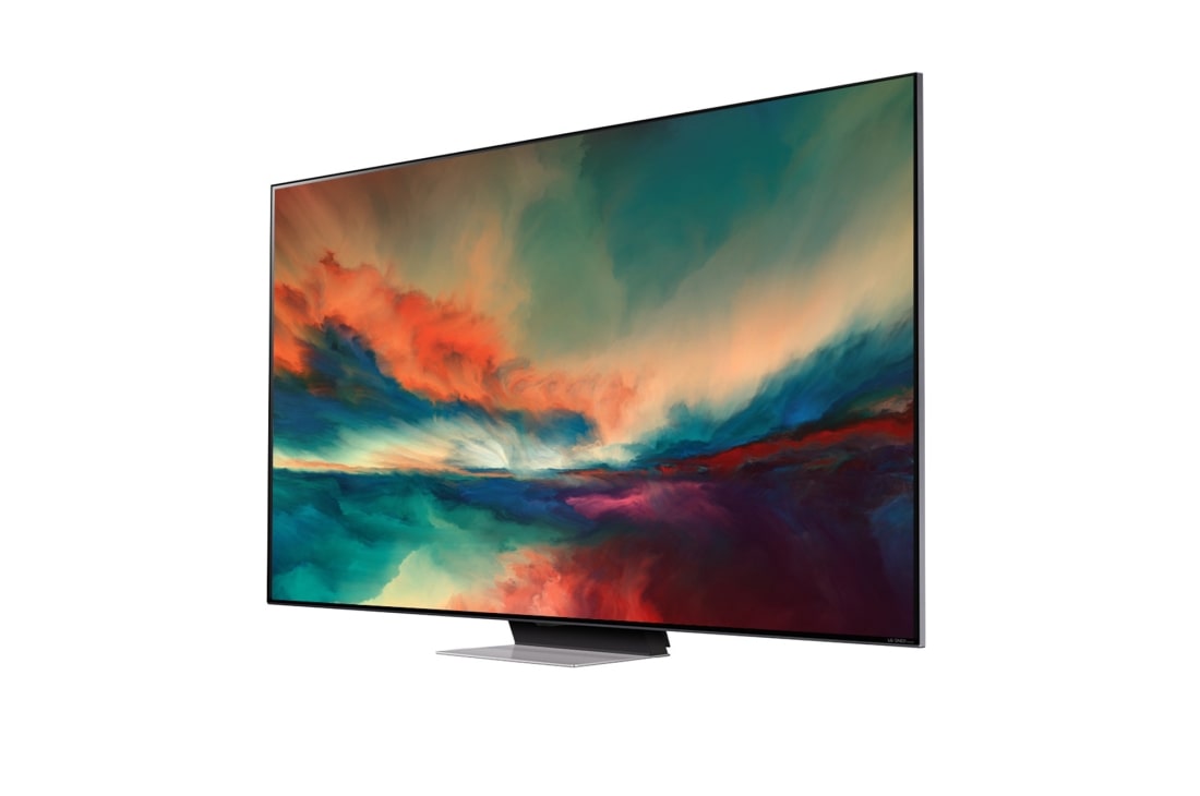 LG QNED 86 86 inča 4K Smart TV, 2023, prikaz sa slikom pod uglom od 30 stepeni, 86QNED863RE, thumbnail 3