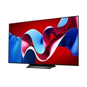 LG 65-inčni LG OLED evo AI C4 4K Smart TV 2024, Blago zakošen prikaz sa leve strane uređaja LG OLED evo TV, OLED C4, OLED65C41LA, thumbnail 2