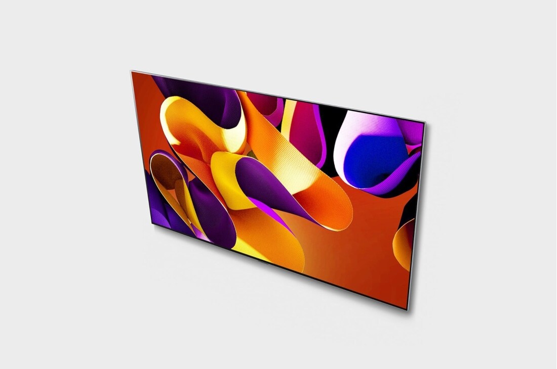 LG 97-inčni LG OLED evo AI G4 4K Smart TV 2024, Iskošen pogled odozgo na LG OLED evo TV, OLED G4, OLED97G42LW, thumbnail 6