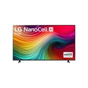 LG NanoCell AI NANO82 4K Smart TV 2024 od 75 inča, Krupan plan gornje ivice uređaja LG NanoCell TV, NANO82, 75NANO82T3B, thumbnail 5
