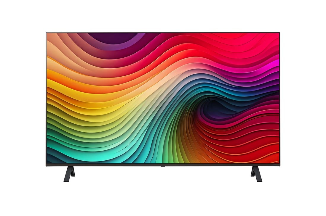 LG NanoCell AI NANO82 4K Smart TV 2024 od 43 inča, Prikaz spreda uređaja LG NanoCell TV, NANO82, 43NANO82T3B, thumbnail 2