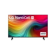 LG NanoCell AI NANO82 4K Smart TV 2024 od 43 inča, Krupan plan gornje ivice uređaja LG NanoCell TV, NANO82, 43NANO82T3B, thumbnail 5