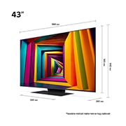LG UHD AI UT91 4K Smart TV 2024 od 43 inča, 43UT91003LA, thumbnail 3